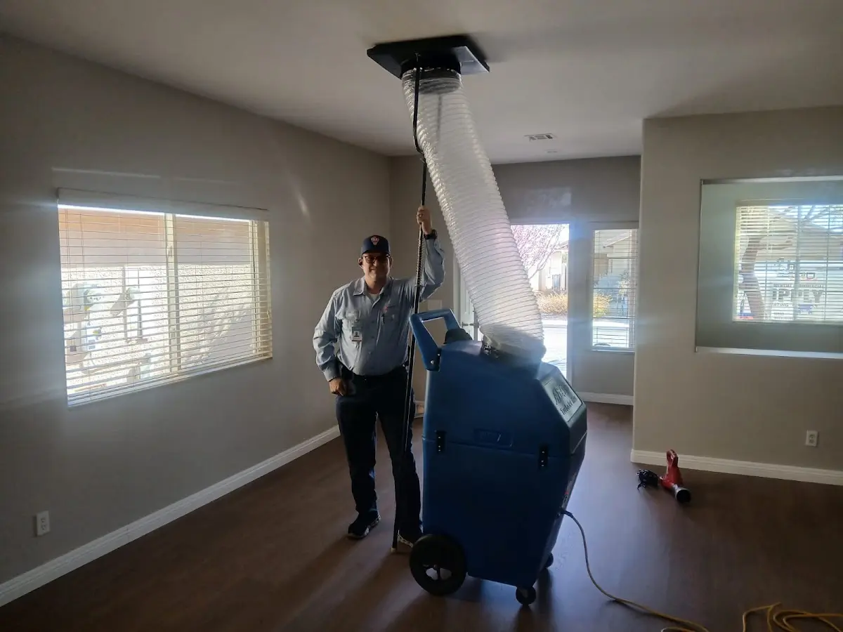Professional Dryer Vent Cleaning work inside a Lincoln Park home